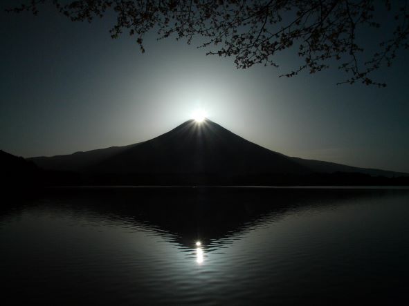 Wダイヤモンド富士（スモーク丸山の世界）