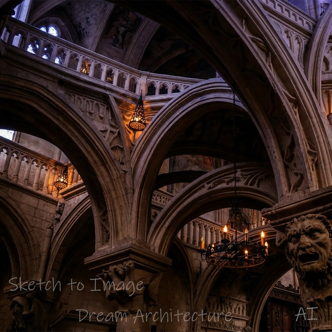 Process sketchers using AI�iArchitecture Art�j