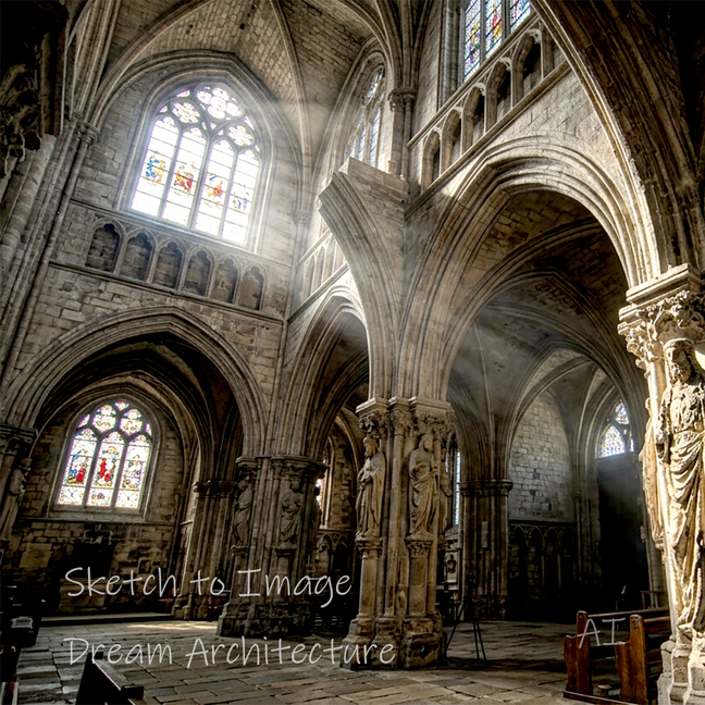 Process sketchers using AI�iArchitecture Art�j