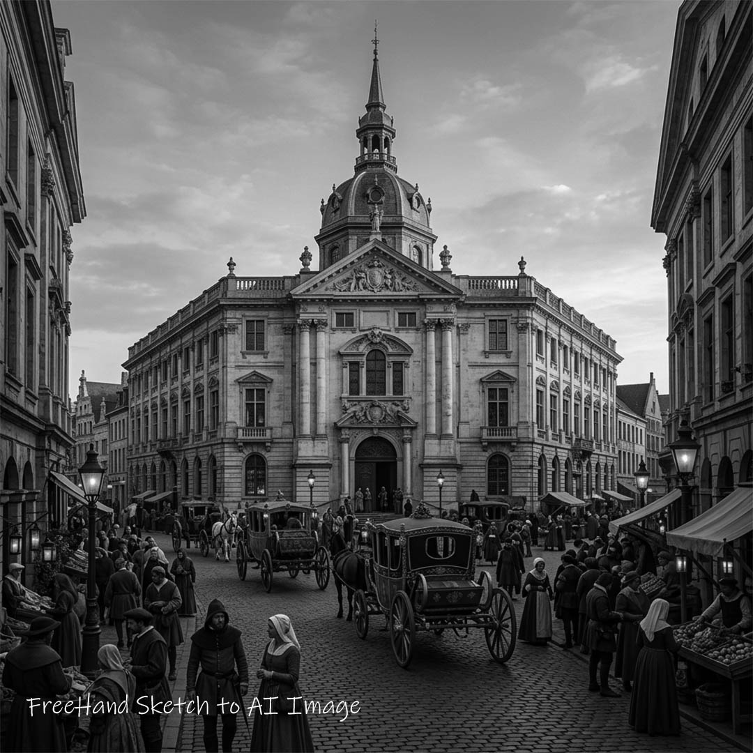 Process sketchers using AI�iArchitecture Art�j