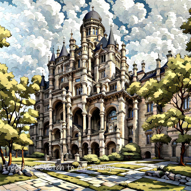 Process sketchers using AI�iArchitecture Art�j