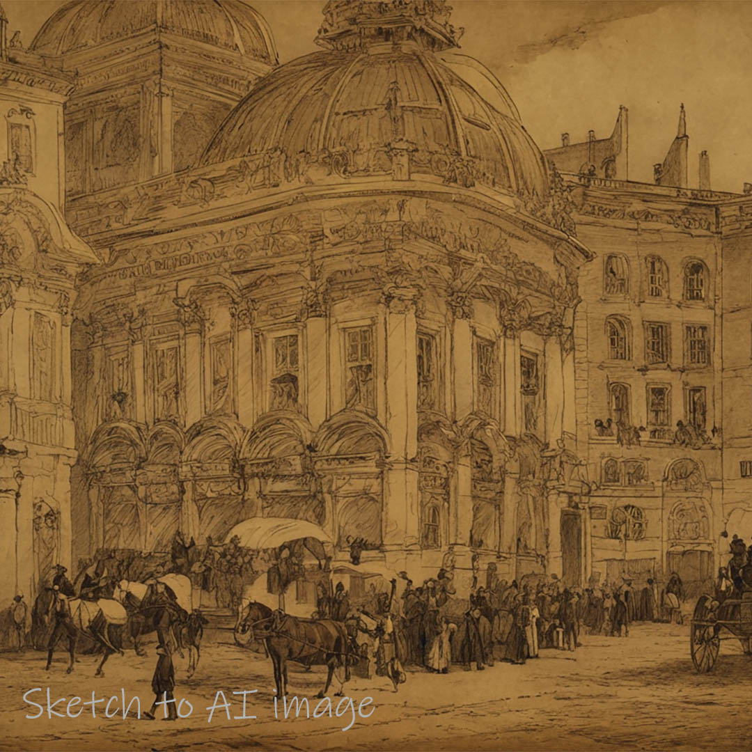 Process sketchers using AI�iArchitecture Art�j