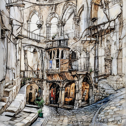 Hand Sketch to AI�iArchitecture Art JAPAN�j